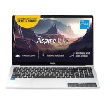 acer Aspire Lite, 12th Gen, Intel Core i5-12450H(16GB RAM, 512GB SSD) IPS Full HD, 15.6"/39.62cm, Win 11 Home, MSO, Pure Silver, 1.7KG, AL15-52H, Backlit Keyboard, Metal Body, Thin and Light Laptop